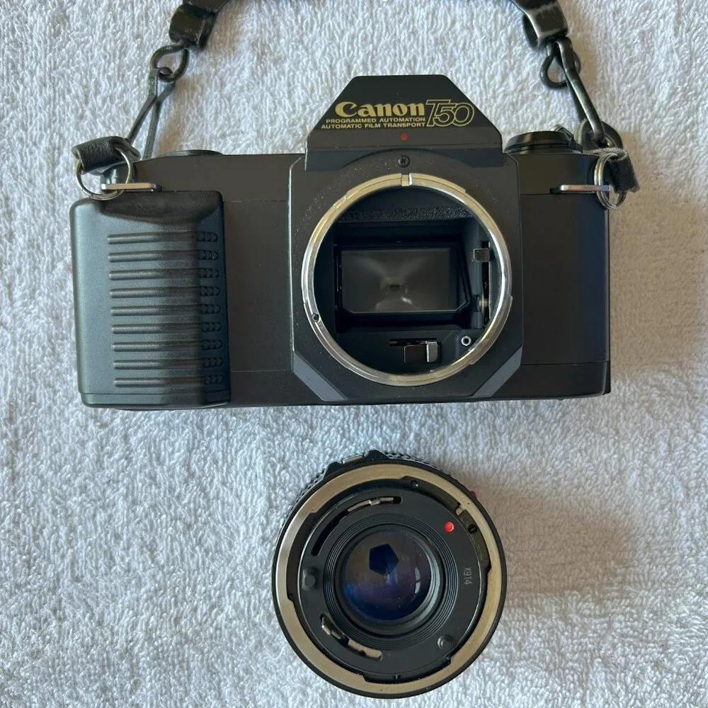 Canon T50 SLR Camera and Accessories